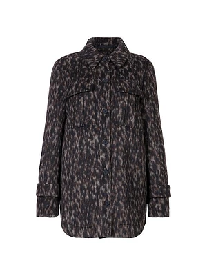 Jessa Leopard Patterned Jacket