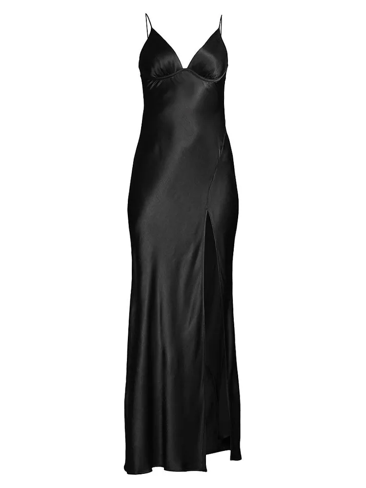 Ren Satin Maxi Dress