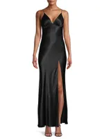 Ren Satin Maxi Dress