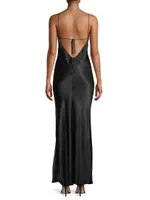 Ren Satin Maxi Dress