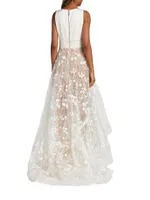 Fiona High-Low Lace Gown