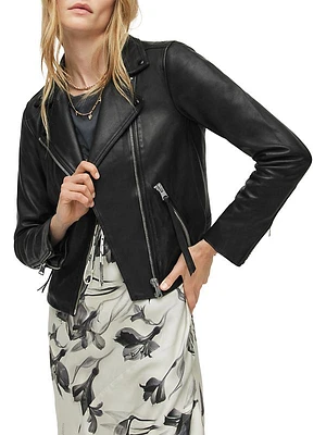 Dalby Leather Biker Jacket