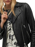 Dalby Leather Biker Jacket