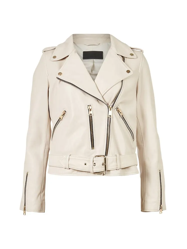 Ayra Leather Biker Jacket