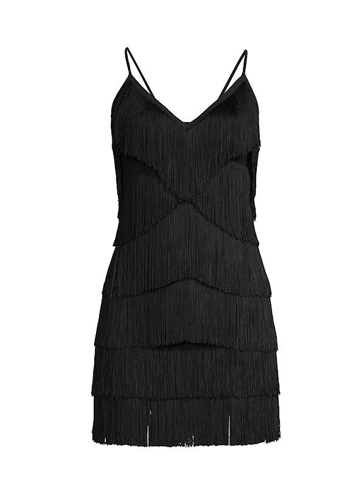 Fringe Slip Minidress