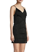 Fringe Slip Minidress