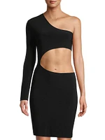 Shane Cut-Out One-Sleeve Minidress