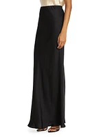 Zeta Satin Maxi Skirt