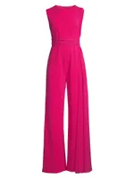 Asymmetric Draped Jumpsuit