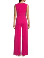 Asymmetric Draped Jumpsuit