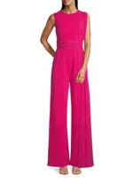 Asymmetric Draped Jumpsuit