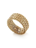 Classic Chain 18K Yellow Gold Ring