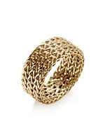 Classic Chain 18K Yellow Gold Ring