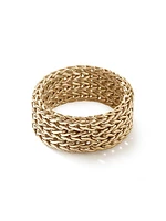 Classic Chain 18K Yellow Gold Ring