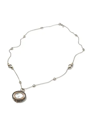 Moon Door Sterling Silver, 18K Yellow Gold & Multi-Gemstone Pendant Necklace