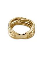 Classic Chain 18K Yellow Gold & 0.2 TCW Diamond Ring