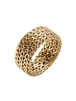 Classic Chain 18K Yellow Gold Ring