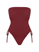 Aubrey Strapless One-Piece Swimsuit