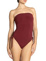 Aubrey Strapless One-Piece Swimsuit