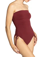 Aubrey Strapless One-Piece Swimsuit