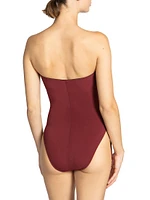 Aubrey Strapless One-Piece Swimsuit