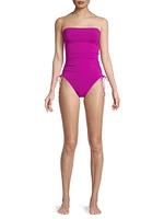 Aubrey Strapless One-Piece Swimsuit