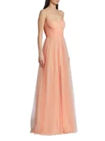 Gabil Tulle Sleeveless Gown