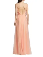 Gabil Tulle Sleeveless Gown