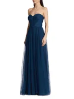 Gelasia Tulle Sleeveless Gown