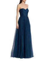 Gelasia Tulle Sleeveless Gown