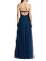 Gelasia Tulle Sleeveless Gown