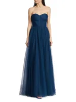 Gelasia Tulle Sleeveless Gown