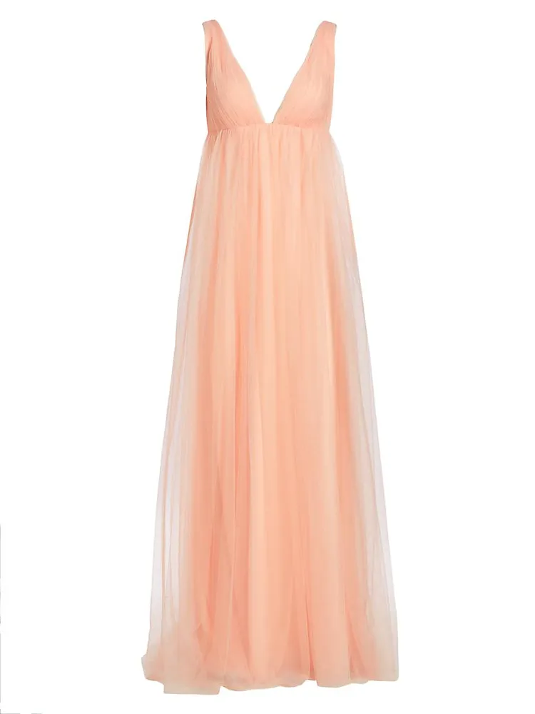 Sabra Tulle Sleeveless Gown