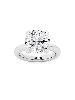 14K White Gold & TCW Lab-Grown Diamond Solitaire Ring