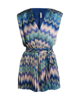 Goldie Chevron Sleeveless Romper