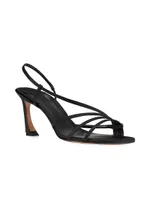 New Heights Strappy Satin Sandals