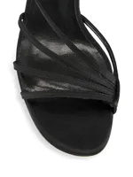 New Heights Strappy Satin Sandals