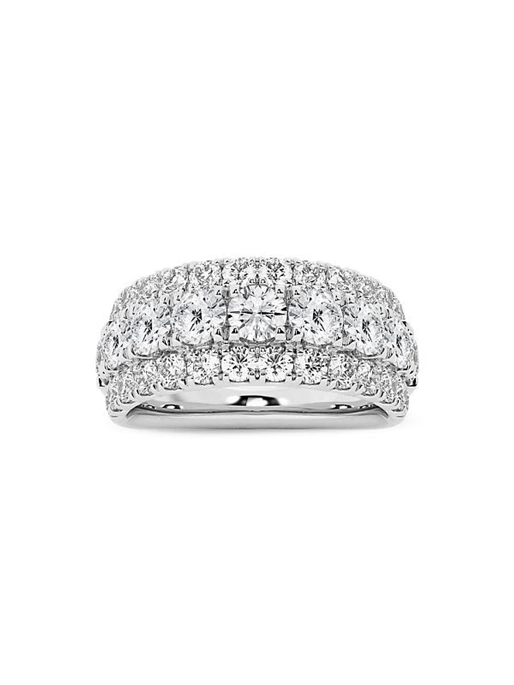 Platinum & 2.25 TCW Natural Diamond Ring