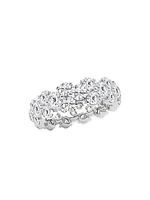 Platinum & 4 TCW Natural Diamond Eternity Band