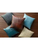 Sheffield Leather & Suede Pillow