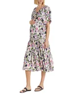 Gracie Floral-Printed Midi-Dress