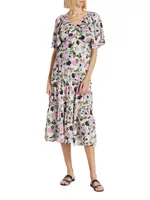 Gracie Floral-Printed Midi-Dress