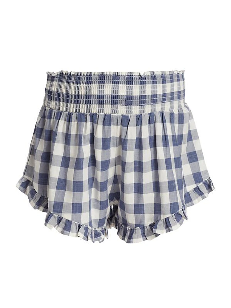 Fleur Plaid Shorts