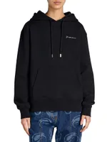 Embroidered Logo Hoodie