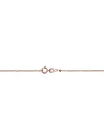 14K Rose Solid Gold Grace Chain Necklace