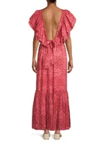 Hendaya Open-Back Maxi Dress