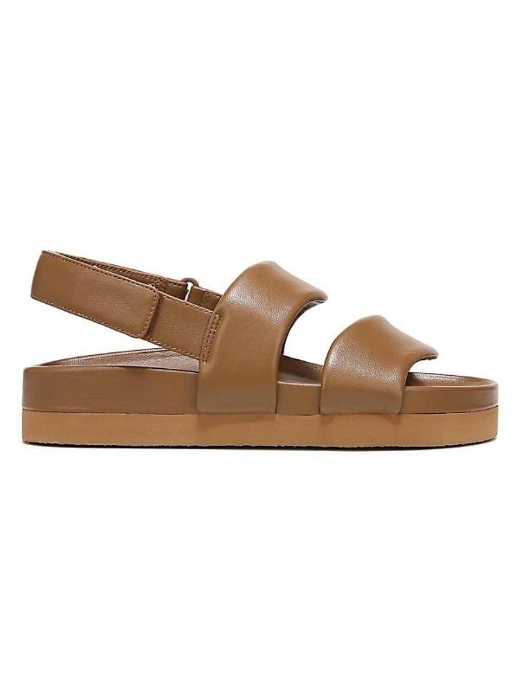 Gemini Leather Flatform Sandals