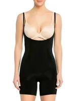 Oncore Open-Bust Mid-Thigh Bodysuit