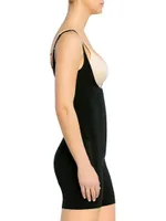 Oncore Open-Bust Mid-Thigh Bodysuit