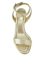 Miss Sabina 55MM Metallic Leather Sandals